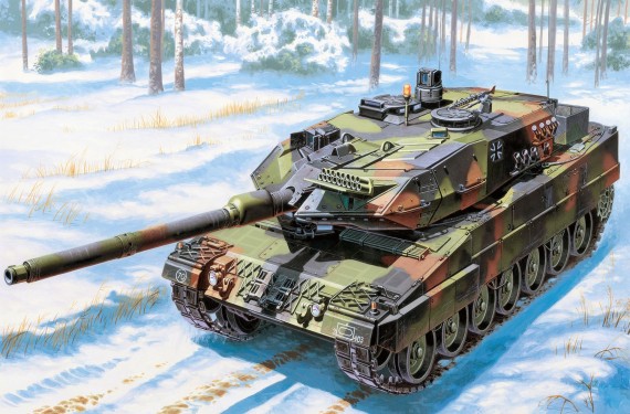 6435     I.     Немецкий основной боевой танк Leopard 2A6.