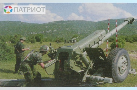 02329  Тр.   Советская 122-мм гаубица Д-30 - поздняя версия