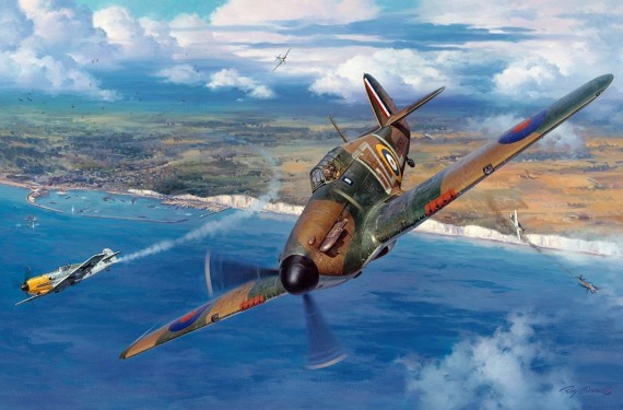 02414  Тр.  Британский истребитель  Hurricane Mk.I