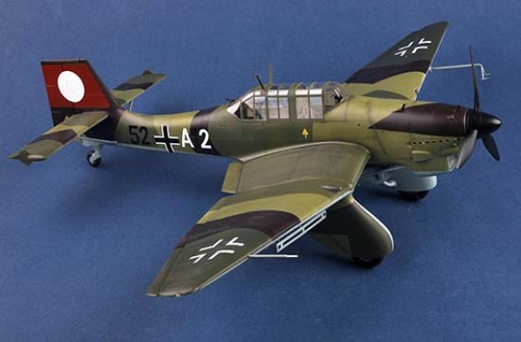 02420  Тр.  Немецкий пикирующий бомбардировщик  Luftwaffe Ju 87D-3 Stuka