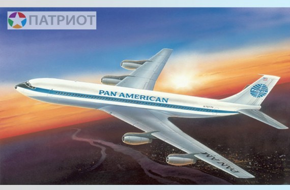 14401  В.  Американский лайнер Боинг 707-121