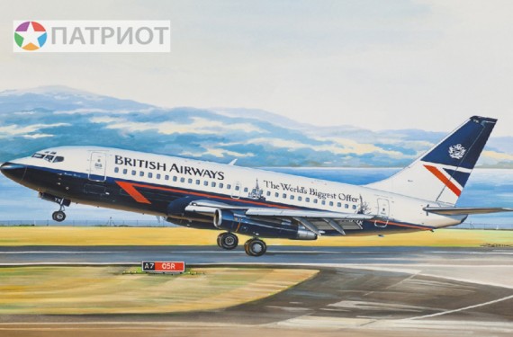 14469  В.    Американский самолёт Б-732 British Airways